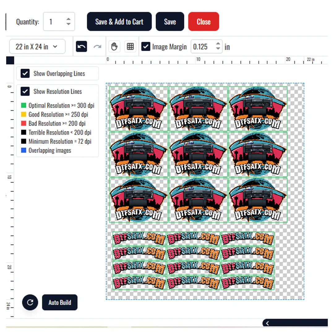Gang Sheet Builder