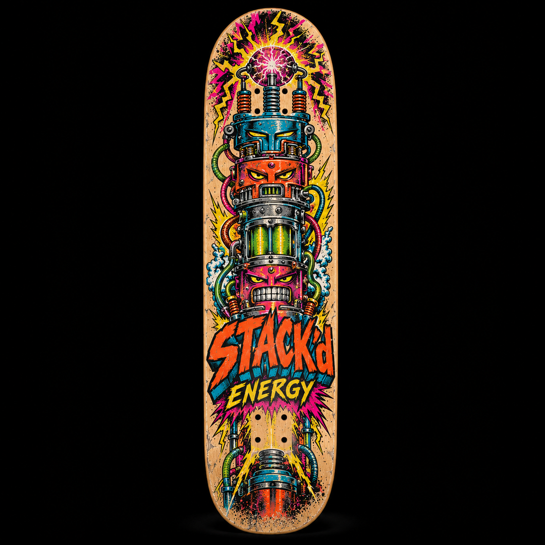 CUSTOM PRINTED SKATEBOARD DECK - 31" × 8"