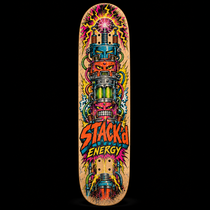 CUSTOM PRINTED SKATEBOARD DECK - 31" × 8"