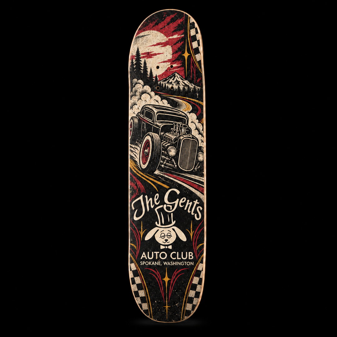 CUSTOM PRINTED SKATEBOARD DECK - 31" × 8"