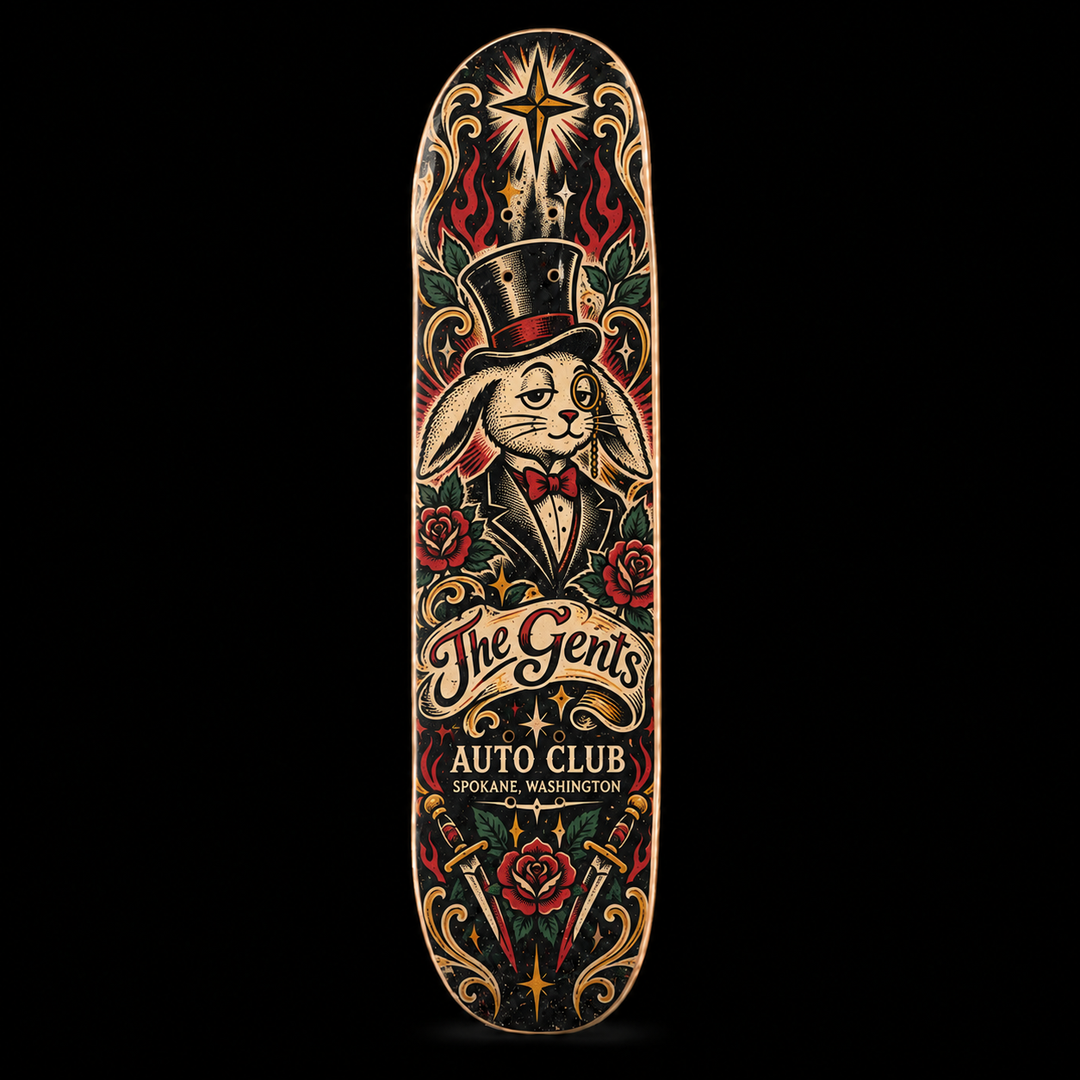 CUSTOM PRINTED SKATEBOARD DECK - 31" × 8"